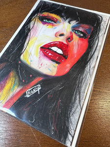 Dynamite Comics Vampirella #1 Original Sketch Cover By Nick Alan Foley Signed W/COA