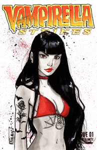 Vampirella Strikes #1 Blank "Vampirella" Original Sketch Cover By Nick Alan Foley Signed W/COA