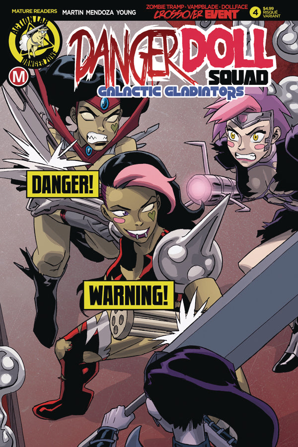 DANGER DOLL SQUAD GALACTIC GLADIATORS #4 CVR B YOUNG RISQUE