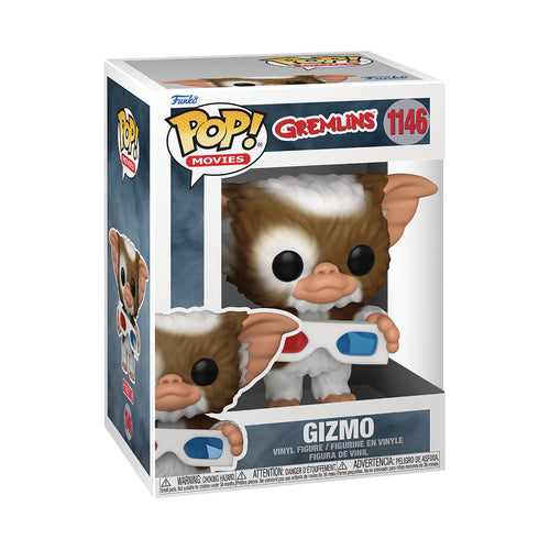 POP MOVIES GREMLINS GIZMO W/ 3D GLASSES VINYL FIGURE