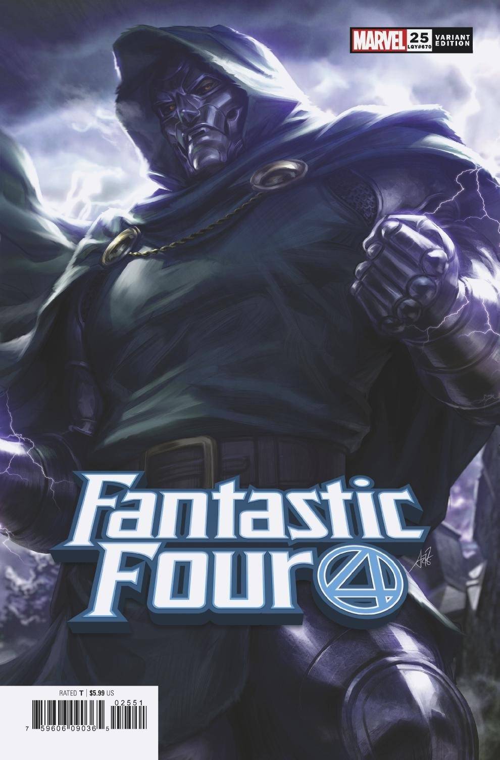 FANTASTIC FOUR #25 D STANLEY LAU ARTGERM VARIANT (10/21/2020) MARVEL