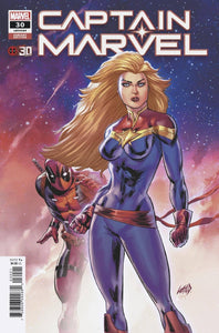 CAPTAIN MARVEL #30 LIEFELD DEADPOOL 30TH VAR