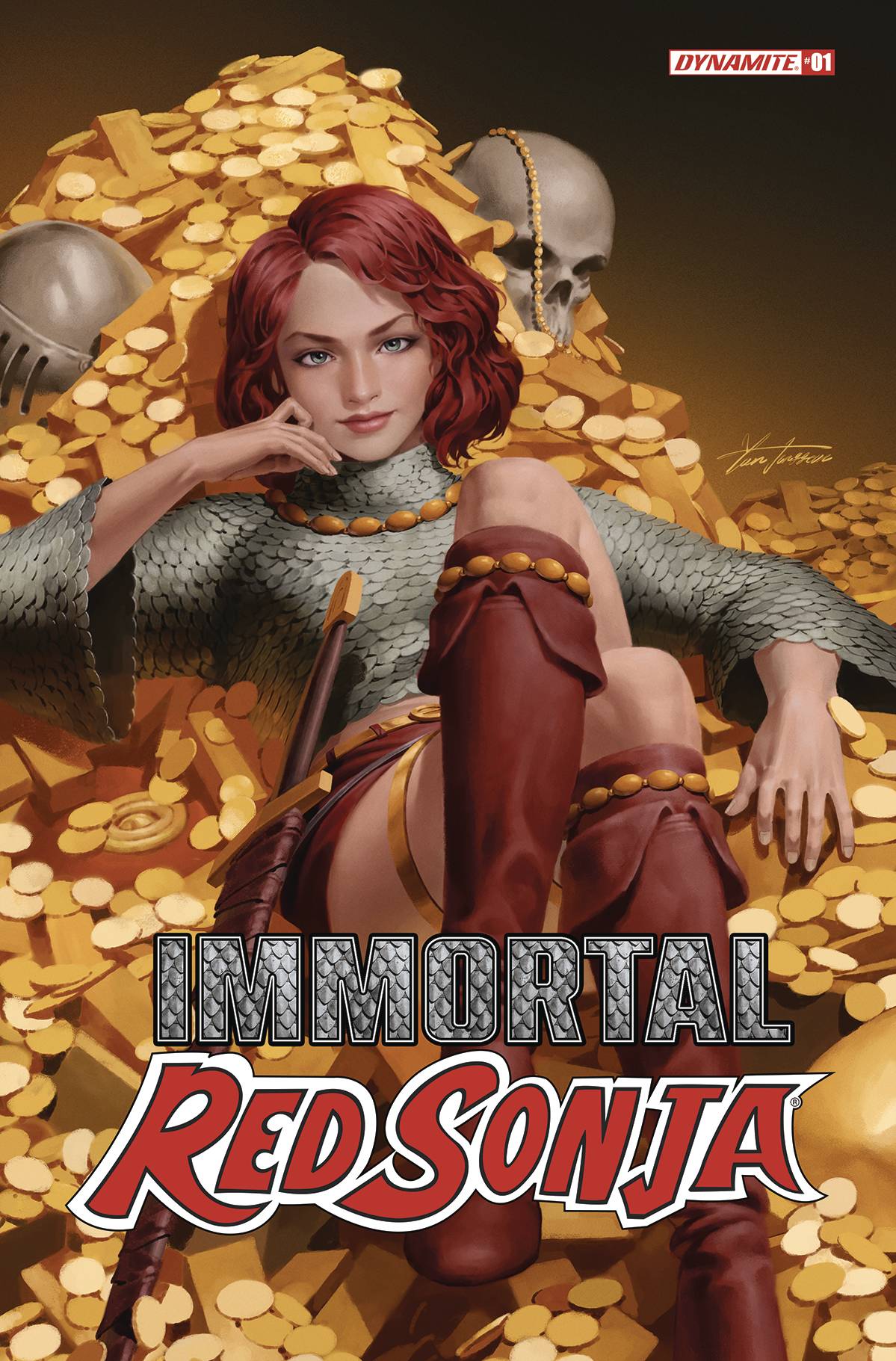 IMMORTAL RED SONJA #1 CVR B YOON