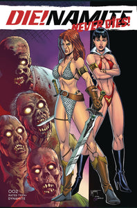 DIE!NAMITE NEVER DIES #2 CVR L FOC LIEFELD HOMAGE MYCHAELS (