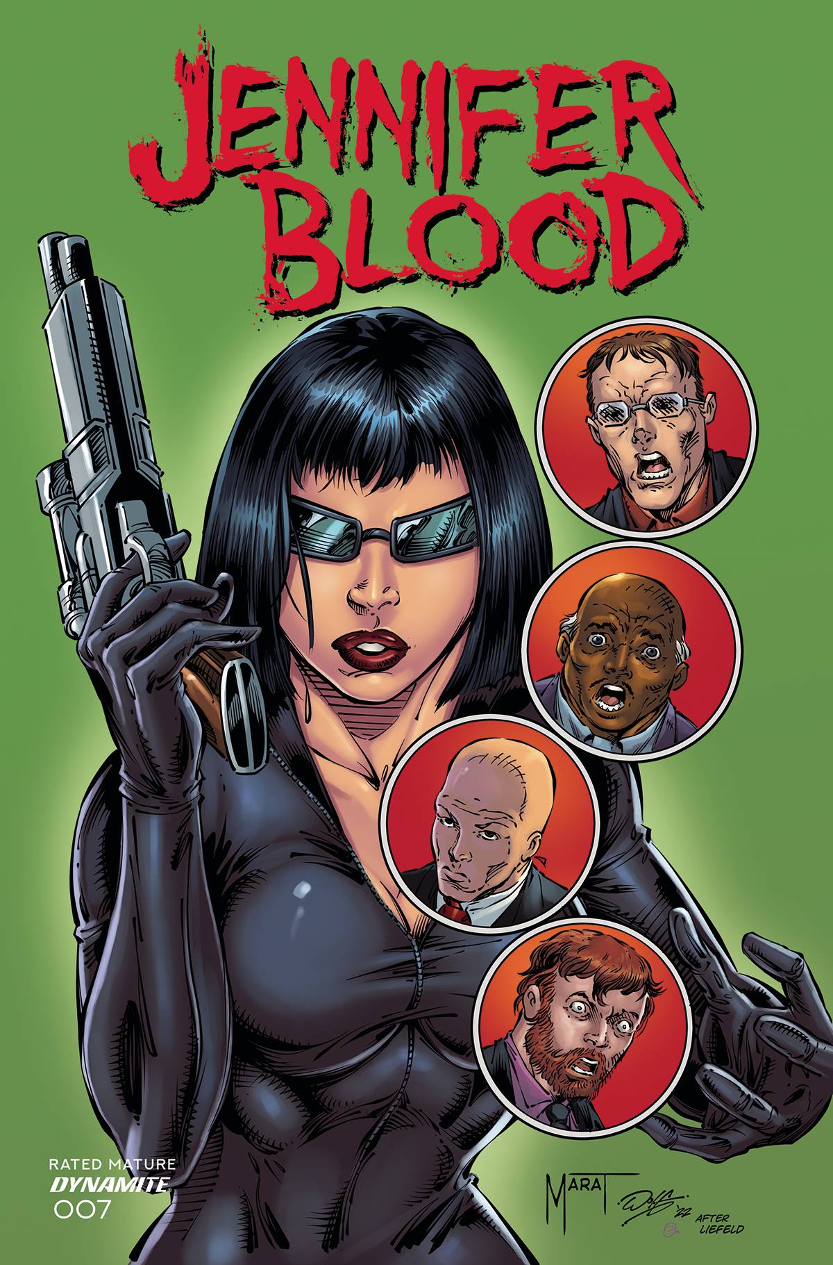 JENNIFER BLOOD #7 CVR L FOC LIEFELD HOMAGE MYCHAELS (MR)