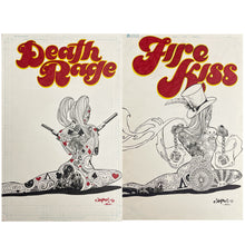 Load image into Gallery viewer, Fire Kiss # 1 &amp; Deathrage #2 covers + prelim 2021