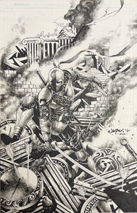 Deathstroke “Destruction” by Jimbo Salgado 2018