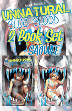 Load image into Gallery viewer, UNNATURAL BLUE BLOOD #1 SAOWEE EXCLUSIVE 2 BOOK SET